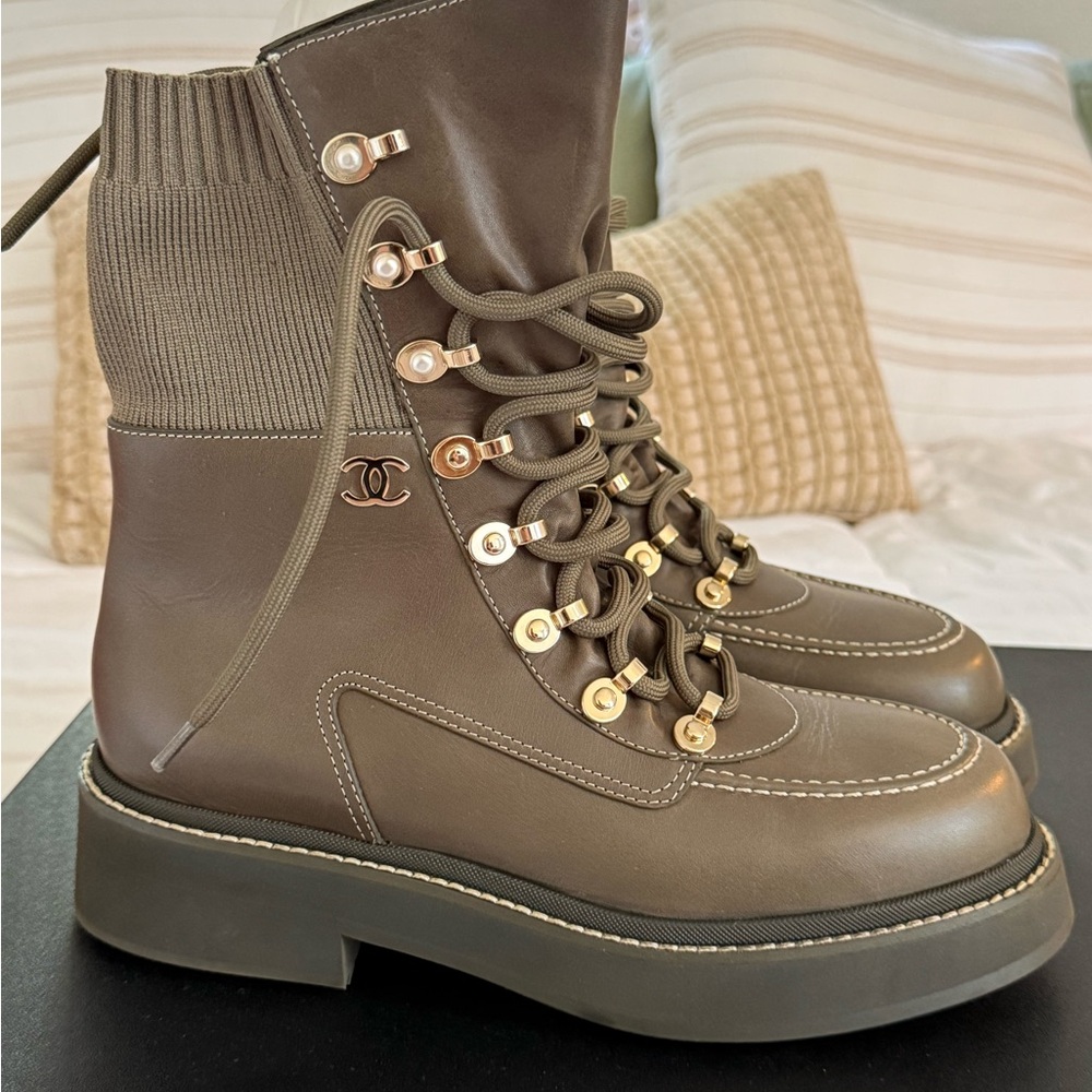 Chanel Combat boots